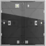 Gira tastsensor 4 Comfort 1-voudig OneKNX KNX tastsensor met display, antraciet 534100