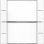 Gira 577203 wippenset 2-voudig voor tastsensor 4, zuiverwit glanzend