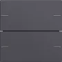 GIRA 575228 wippenset 2-voudig voor tastsensor 4 System 55, zuiverwit glanzend