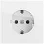 GIRA 445370 SCHUKO-stopcontact met schakelaar en klapdeksel, zuiverwit