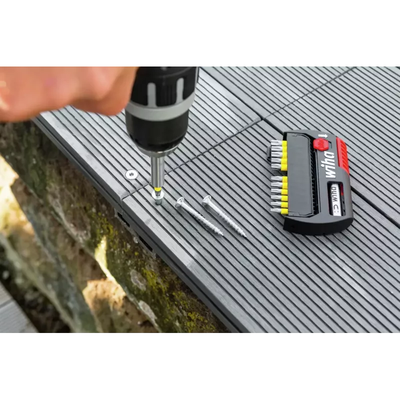 Wiha 42294 Phillips PH2 x 25 mm power-bit, 1/4 inch zeskantschacht, molybdeen-vanadiumstaal