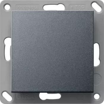 GIRA draadloze wandtaster, batterijloos, 1-voudig, antraciet 242128