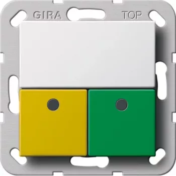 GIRA 291503 noodoproep-set voor dienstkamer System 55 reinwit