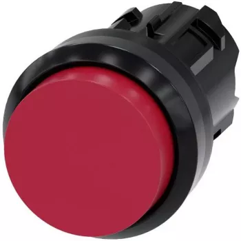 Siemens SIRIUS ACT drukknop-frontpaneel, kunststof, rood, 22mm, onverlicht, tastsend 3SU1000-0BB20-0AA0