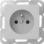 GIRA 4485015 Schuko-stopcontact met randaarde, System 55, reinwit glanzend