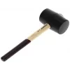 Gedore 226 E-4 rubberhamer 380 mm, zwarte rubberkop, essenhouten steel 8826070