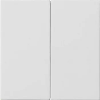 Gira 2-voudige wipschakelaarafdekking zuiver wit 537027
