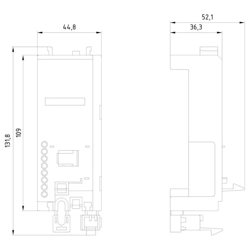 Siemens SIRIUS verbindingsmodule voor 3RV2 vermogensschakelaar en 3RT2 contactoren, S00/S0, 3RV2917-7AA00