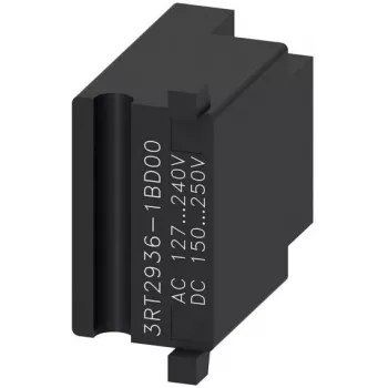 Siemens SIRIUS 3RT2936-1BD00 varistor-overspanningsbeveiliging voor 3RT2-contactoren, 127-240 V AC / 150-250 V DC, insteekbare frontmontage