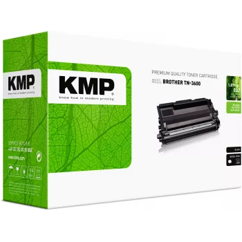 KMP toner Brother TN-3600 zwart 3000 pagina's gereviseerd 1272,0000