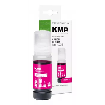 KMP navulinktfles magenta 60 ml voor Canon GI-53M (4681C001) 1583,0006