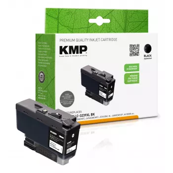 KMP compatibele zwarte inktpatroon voor Brother LC-3239XLBK (1543.4001)