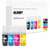 KMP navulinkt-set voor Canon GI-55BK/C/M/Y, 4x70 ml combipack (zwart, cyaan, magenta, geel) 1587,0005