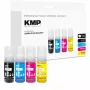 KMP navulinkt-set voor Canon GI-55BK/C/M/Y, 4x70 ml combipack (zwart, cyaan, magenta, geel) 1587,0005