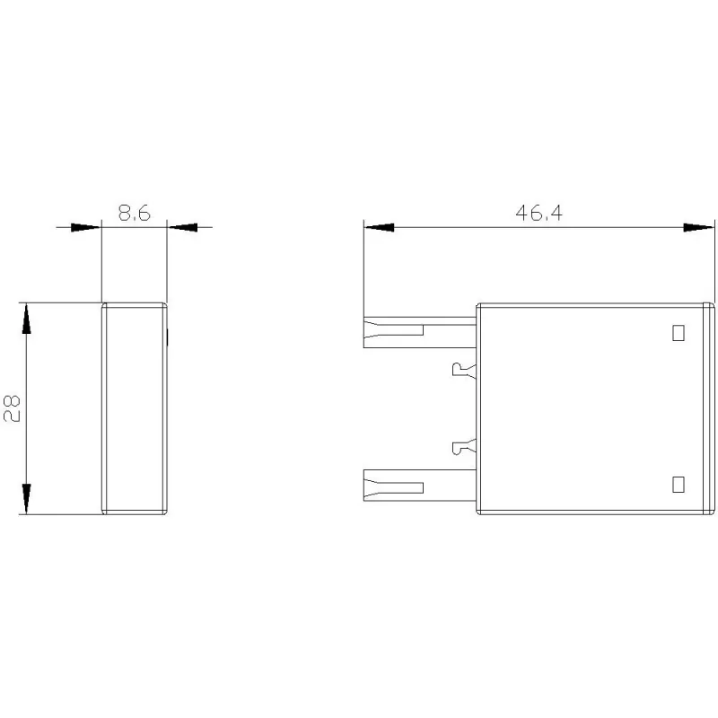 Siemens SIRIUS 3RT2 overspanningsbeveiliging, varistor, 48-127 V AC/70-150 V DC, voor contactors S00-S3 3RT29161BC00