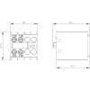 Siemens hulpcontactblok 3RH2911-1HA20, 2 NO, frontmontage, schroefklemmen