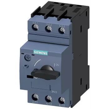 SIEMENS SIRIUS 3RV2 motorbeveiligingsschakelaar 1,1-1,6A 3-polig S00 schroefklemmen 3RV20211AA10