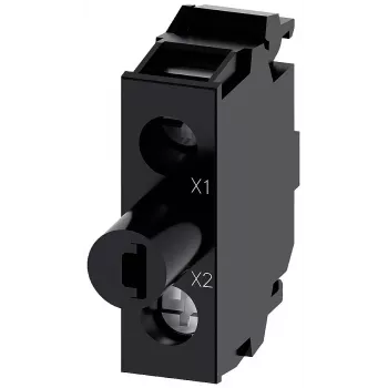 SIEMENS SIRIUS ACT LED-module met geïntegreerde LED, 24V AC/DC, geel (3SU14012BB301AA0)