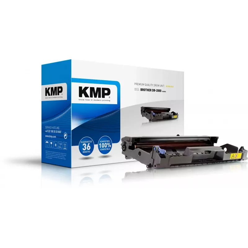 KMP PRINTTECHNIK B-DR10 trommeleenheid voor Brother DR-2000, 12.000 pagina's, duurzaam, compatibel 1159,7000