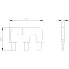 Siemens SIRIUS 3RT19364BA31 parallelverbinder voor S2/S3 contactors, 3-polig, zonder klemmen