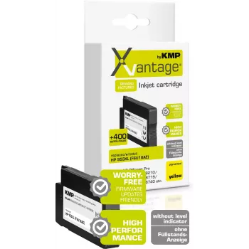 KMP XVantage geel gepigmenteerde inktcartridge compatibel met HP 953XL (F6U18AE) 1748,4089