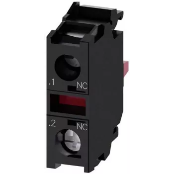 Siemens SIRIUS ACT contactmodule 3SU1400-1AA10-1MA0, 1 NO + 1 NC, schroefklem, 500 V AC/DC