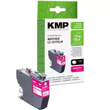 KMP PRINTTECHNIK 1538,4006 compatibele magenta inktcartridge met hoge capaciteit voor Canon PIXMA