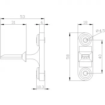 Siemens separate actuator voor verticale montage 3SE50000AV02
