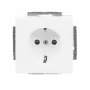Busch-Jaeger SCHUKO stopcontact-inzet, studiowit, 16 A, inbouw, kinderslot 2CKA002013A5430