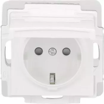 BUSCH-JAEGER SCHUKO stopcontact-inzet 16A 250V inbouw alpinwit 2CKA002013A5446