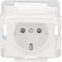 BUSCH-JAEGER SCHUKO stopcontact-inzet 16A 250V inbouw alpinwit 2CKA002013A5446