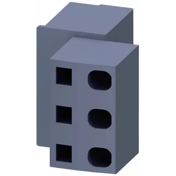 Siemens 3RV2917-5D invoerklemmenblok voor SIRIUS 3RV2.2/3RV2.3 vermogensschakelaars, 6 mm², schroefklem, grijs