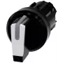 Siemens SIRIUS ACT keuzeschakelaar-front, wit, 2 standen, 22mm 3SU1002-2BN60-0AA0