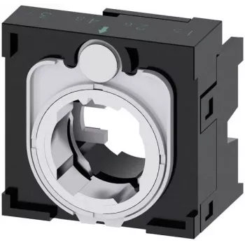 Siemens SIRIUS ACT houder voor 4 bedieningselementen, 22 mm, zwart kunststof, frontpaneelmontage, 3SU1500-0BA10-0AA0