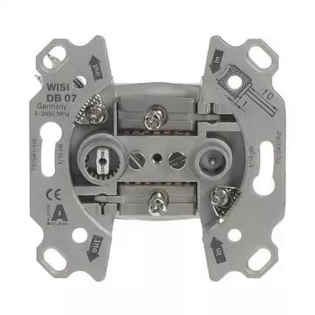 Busch-Jaeger 0231-102 antenneaansluitdoos, 2-gats doorvoerdoos 2CKA000230A1555