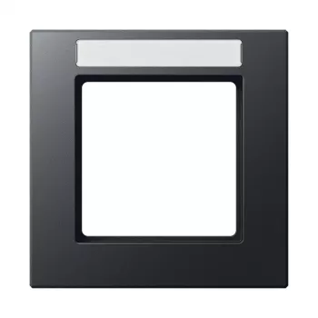JUNG A Creation 1-voudig frame met beschriftingsveld, antraciet mat (AC581BFNAANM)