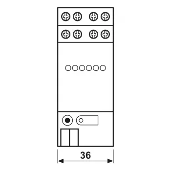 JUNG binaire ingang 6-voudig (2116REG)