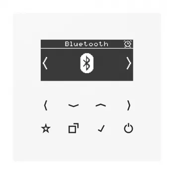 JUNG DABLSBTWW smart radio DAB+ met Bluetooth, alpinowit