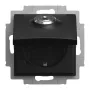 Busch-Jaeger stopcontactinzetstuk 20 EUKBSL-915-101 Schuko 1-voudig inbouw zwart mat 2CKA002018A1589