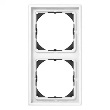 Jung LS982HBFWW 2-voudig raam voor LS 990, 28 mm opbouwhoogte, alpinowit