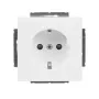 BUSCH-JAEGER BJ 23 EUCB-84 SCHUKO standaard stopcontactinzetstuk, alpinowit 2CKA002013A5477