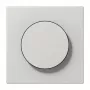 Jung LS1740LG dimmerafdekking met knop, duroplast, lichtgrijs