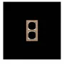 BUSCH-JAEGER 1722-4083 2-voudig eikenhouten afdekraam 2CKA001754A4888
