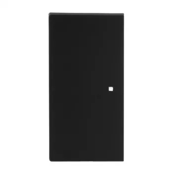 BUSCH-JAEGER 6230-20-45M dubbele wipafdekking, onbedrukt, zwart mat 2CKA006220A0947