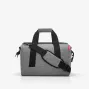 Reisenthel allrounder M unisex dokterstas, rits, grijs/zwart (MS7052)