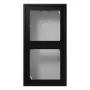 JUNG LS 582 A SWM opbouwkap 2-voudig, LS CUBE, duroplast gelakt, grafietzwart mat