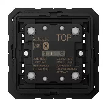 JUNG BTLSCD1001 JUNG HOME batterijgevoede 1-voudige taster, alpinowit