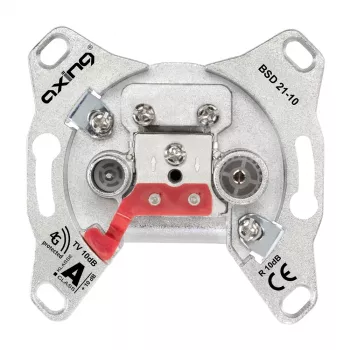 Jung BSD21-10 2-holes hyperbreedband doorvoerstopcontact 10 dB