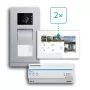 BUSCH-JAEGER 83-2FHA/SET videodeurintercomset voor twee-onder-een-kapwoningen, 2-draads, inbouwmontage 2CKA008300A1462