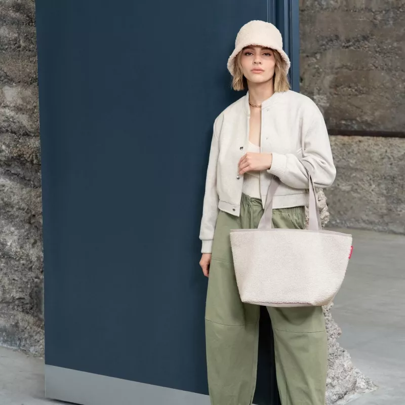 Reisenthel Shopper M Teddy zand boodschappentas 15L ZS1042
